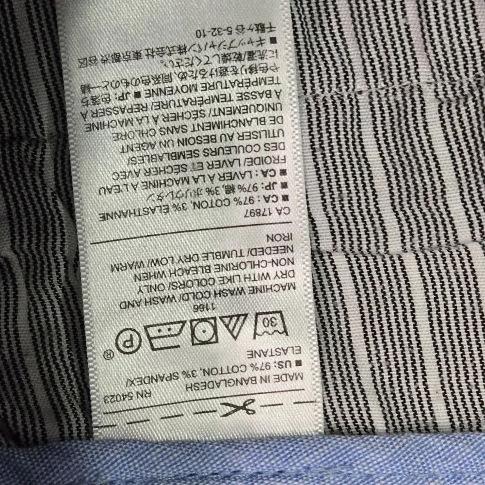 Banana Republic Men Pants 32X32 Blue‎ Chinos Aiden
